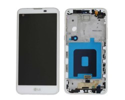 Kijelző LG X Screen (K500N) (lcd, érintőpanel, átvezető fóliával, előlap kerettel) fehér ACQ88810811